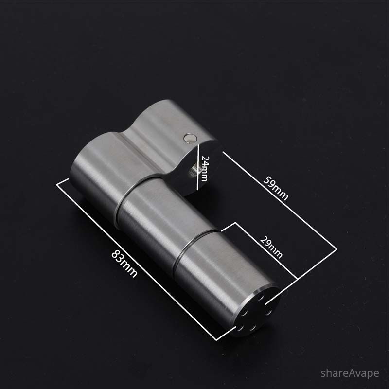 YFTK Pinnacle Colossus SBS Mechanical Mod 18350 18650 Silver