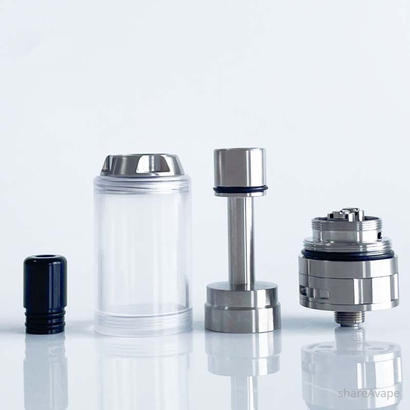 RekaVape KA V8+ Style RTA 22mm 5ml 316SS 510 Airflow