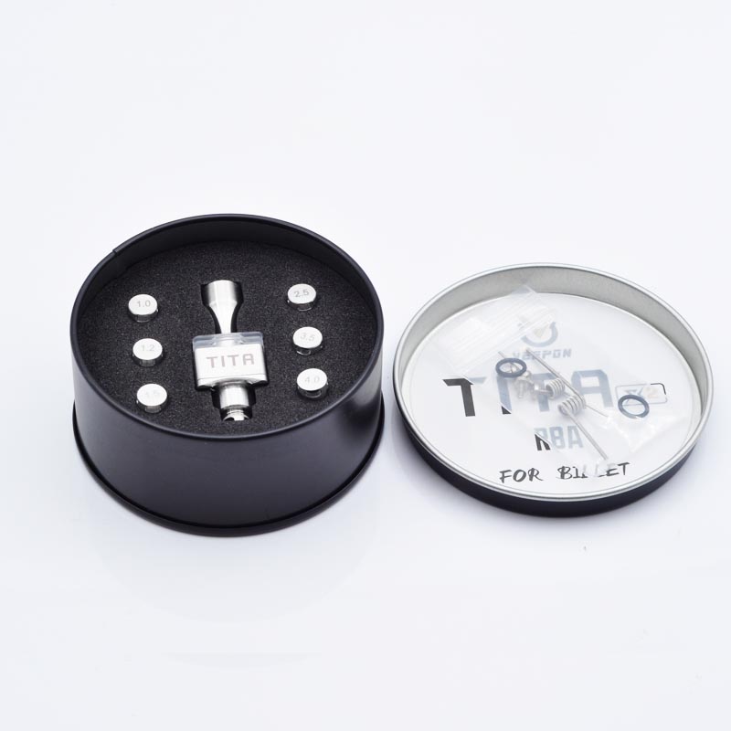 Veepon Tita X2 RBA – Authentic | Billet Box Boro | 8 Air Pins 1.0-4.0mm
