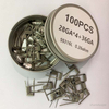 Premade SS316L Quad Core Fused Clapton Coils – Prebuilt Vape Coils (100 PCS)