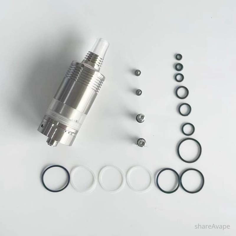 RekaVape By-ka V9+ Plus Style MTL RTA – 22mm, 3.0ml / 5.0ml, Air Pins 1.2–1.7mm