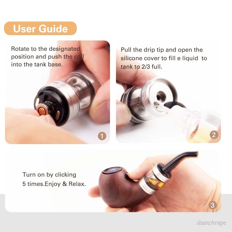Authentic Kamry P6 Epipe Tank Atomizer – 2ml Replacement Tank