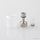 BY-KA V11 Style RTA Short Tank Kit 3.1ml – Replacement Tube + Chimney + Drip Tip (Translucent)
