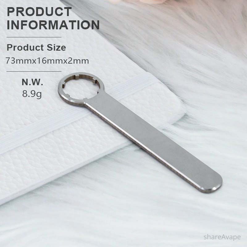 SXK Spanner Wrench for FrankenSkull Style Squonk Mod – Stainless Steel