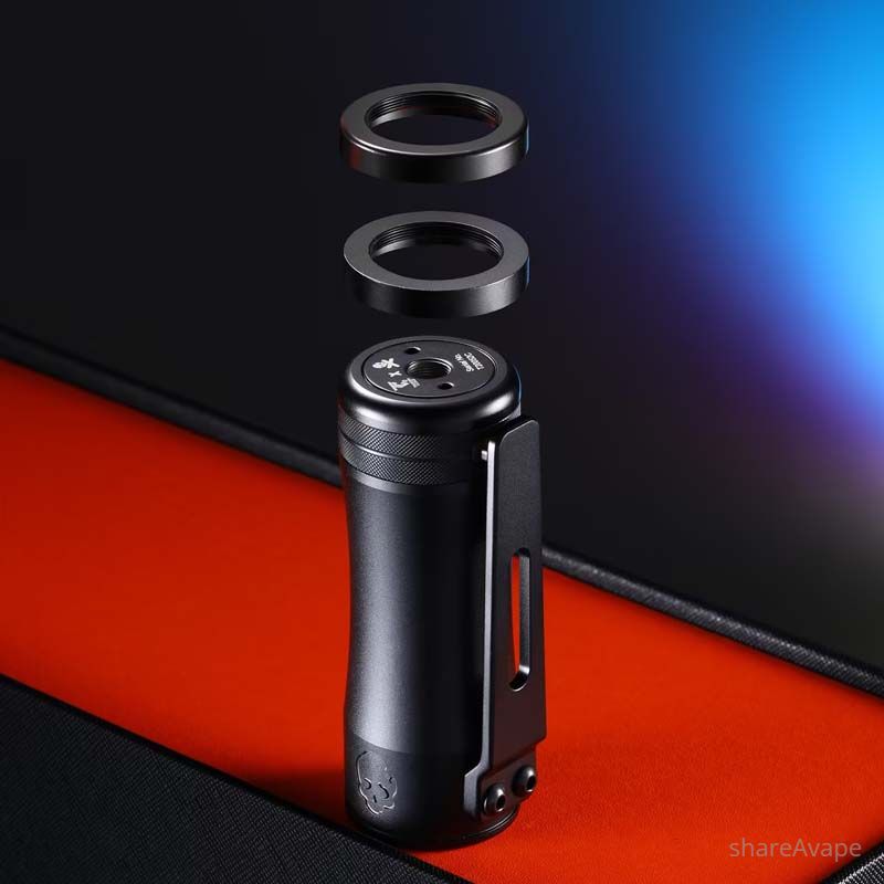 Authentic ThunderCloud x Vaping Bogan Bonza Pro Mech Mod – 21700 / 18650, 30mm Mechanical Mod