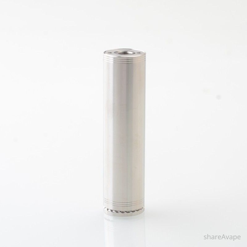 Minister Style Mechanical Mech Mod – 20mm, 18350 / 18500 / 18650 Compatible, Silver