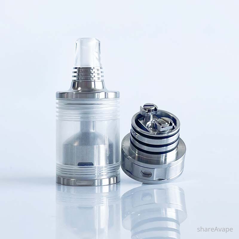 RekaVape BY-KA V9 Style RTA Kit– 22mm, 316SS, 1.2/1.4/1.7mm Air Pins
