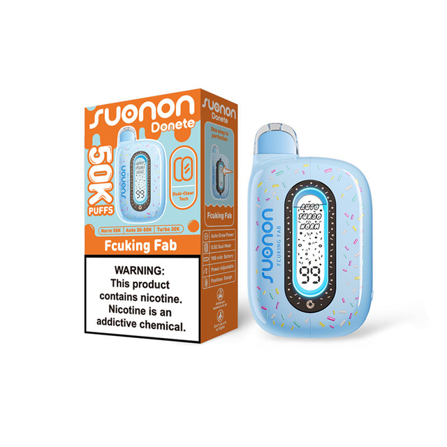 SUONON Donete 50K Disposable Vape – 900mAh Rechargeable, 20ml E-Liquid,50mg