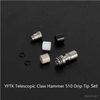 Authentic YFTK 510 Drip Tip Set 4pcs – Telescopic Claw Hammer Design