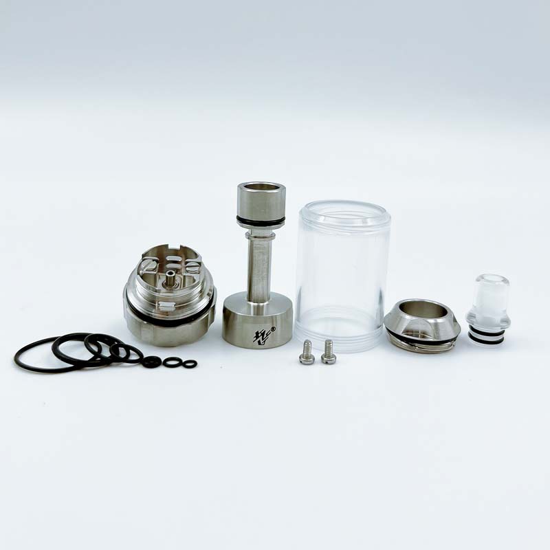 YFTK KA V11 Style 23mm MTL RTA Standard Set – Silver