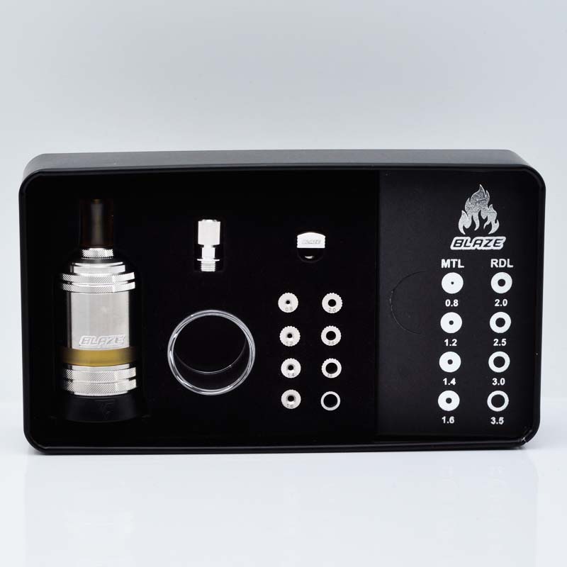 Authentic Thunder Cloud x MikeVapes Blaze 22mm MTL RTA – 3.0ml Single Coil Rebuildable Tank