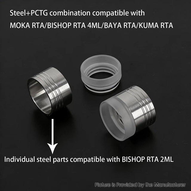 YFTK Combi Tank Tube for Bishop / MOKA / BAYA / KUMA & FeV V4.5S+ Style – 2ml / 4ml