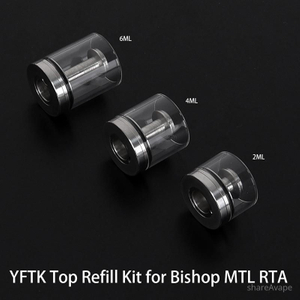 YFTK Top Refill Tank Kit for Bishop MTL RTA – 2ml / 4ml / 6ml Options