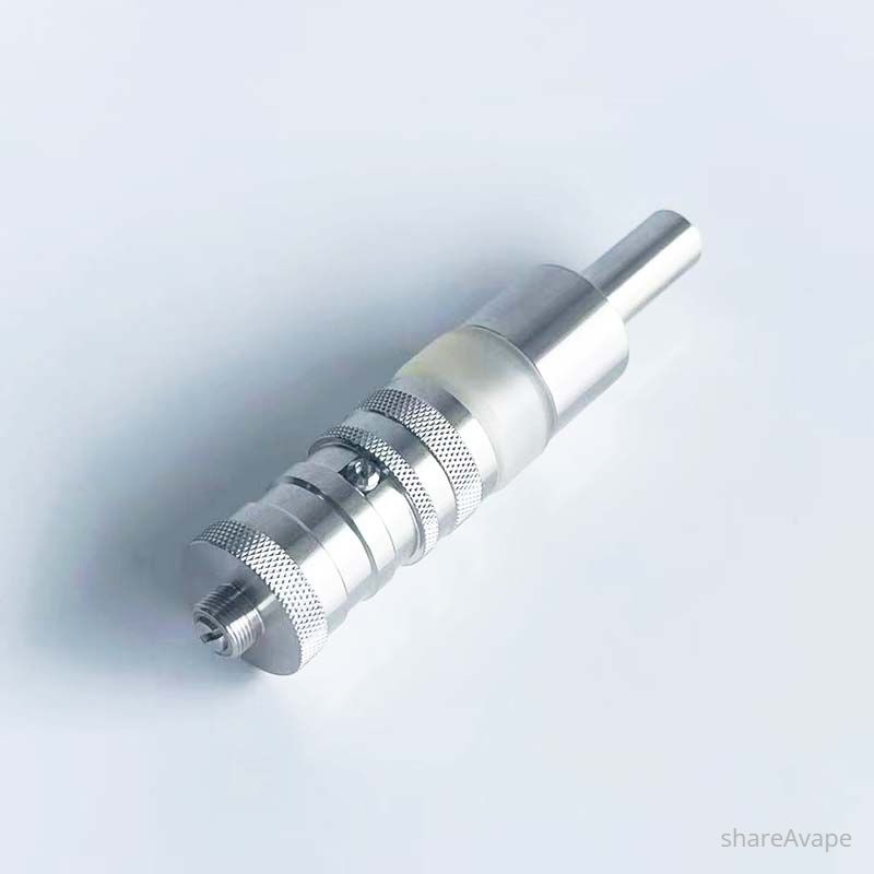 RekaVape FeV Flash-e-Vapor VS Dual Style 17mm RTA – 3.0ml, 316SS + PSU, Silver