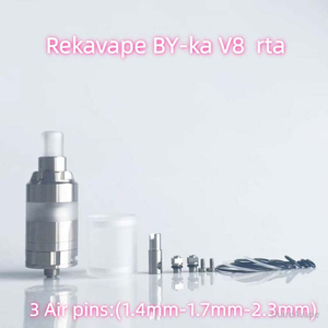 RekaVape BY-KA V8 Style RTA Kit – 5.0ml, 22mm, 316SS