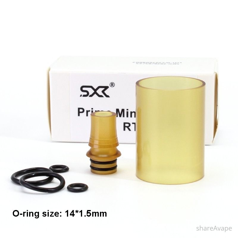 SXK PEI Tank Tube + 510 Drip Tip Kit for Prime Minister RTA
