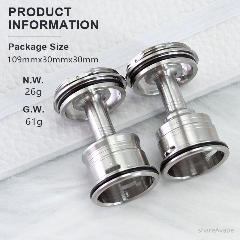 SXK MTL Kit for Prime Minister RTA – Bell Caps + Air Pins 0.8–1.7mm
