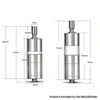 Flash 4.5S+ Style RTA – 22mm Rebuildable Tank Atomizer