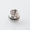 BY-KA V11 Style MTL RTA 23mm 3.1ml – SS Atomizer with 1.2/1.4/1.7mm Air Pins (Translucent / Brown)