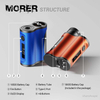 Authentic Ambition Mods Morer 60W SBS Box Mod – 18500 / 18650 Compatible