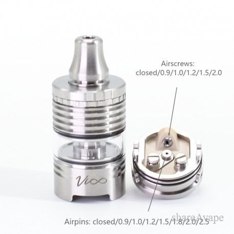 SXK Vico Style 22mm MTL RDL RTA Atomizer 4ml