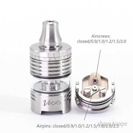SXK Vico Style 22mm MTL RDL RTA Atomizer 4ml