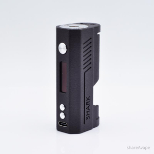 Dark Shark A80 80W 18650 Box Mod – 3D Printed Compact Vape Mod Black
