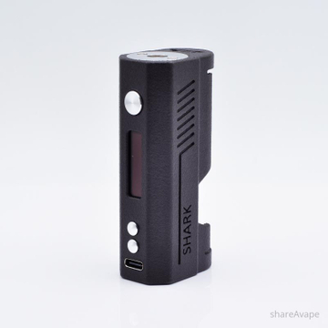 vape shark Dark Shark A80 80W 18650 Box Mod 3D Printed Black- shareAvape