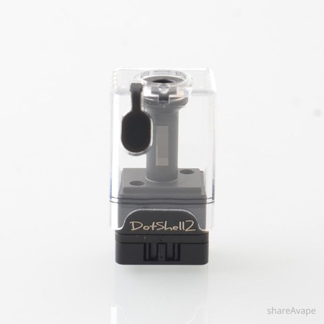 DotShell 2 Style RBA Tank Kit for dotAIO V1 / V2 – 1.0–2.0mm Airflow Options