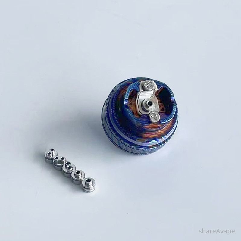 RekaVape 415 V2 Style MTL RTA – Titanium Damascus, 22mm